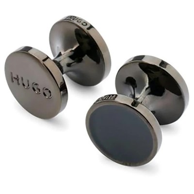 бижутерия,hugo,e,tokeep,10191262,red,cufflinks,silver,(black)