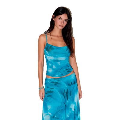 потник,дамски,топове,balmohk,30001009,sleeveless,top,blue,(blue,elixir)