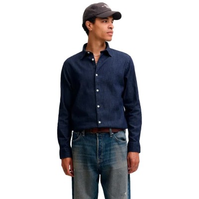 риза,с,дълъг,ръкав,дамски,ризи,мъжки,ризи,jack,&,jones,brook,long,sleeve,shirt,blue,(medium,blue,denim)