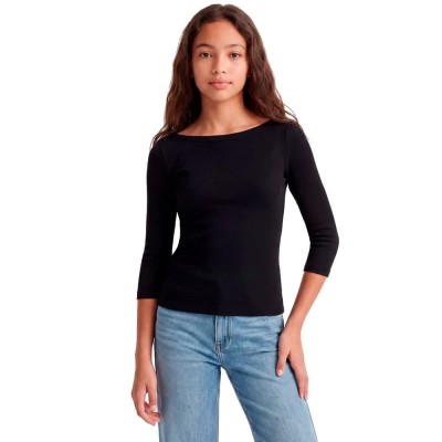 тениска,мъжки,тениски,дамски,тениски,jack,&,jones,fifi,jjxx,3,4,sleeve,t,shirt,black,(black)