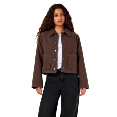 яке,мъжки,якета,дамски,якета,и,палта,noisy,may,lucy,jacket,brown,(chocolate,brown,melange)