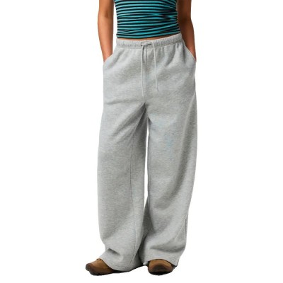 анцуг,мъжки,панталони,дамски,панталони,pieces,chilli,new,wide,leg,sweat,pants,grey,(light,grey,melange)