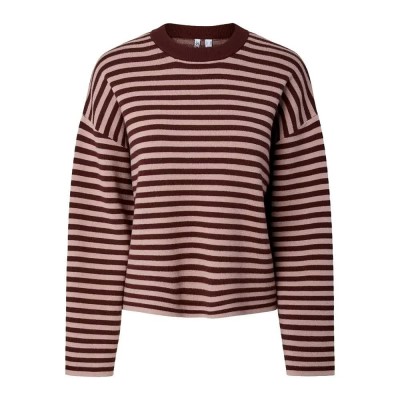 блуза,мъжки,пуловери,дамски,пуловери,pieces,jassy,sweater,brown,(hot,fudge,greige)