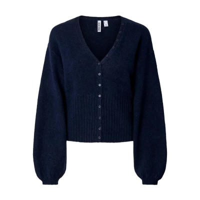жилетка,мъжки,пуловери,дамски,пуловери,pieces,sally,cardigan,blue,(maritime,blue,melange)