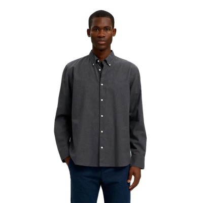 риза,с,дълъг,ръкав,дамски,ризи,мъжки,ризи,selected,cole,jay,regular,fit,long,sleeve,shirt,grey,(dark,grey,melange)
