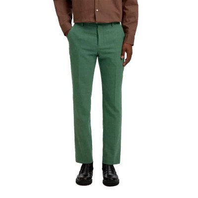 рокля,мъжки,панталони,дамски,панталони,selected,oasis,linen,slim,fit,dress,pants,green,(olive,green)