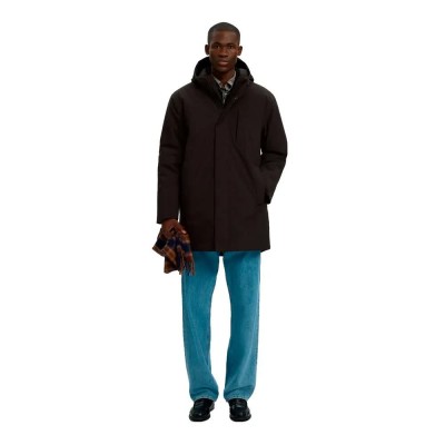 яке,мъжки,якета,дамски,якета,и,палта,selected,franklin,urban,tech,jacket,brown,(black)