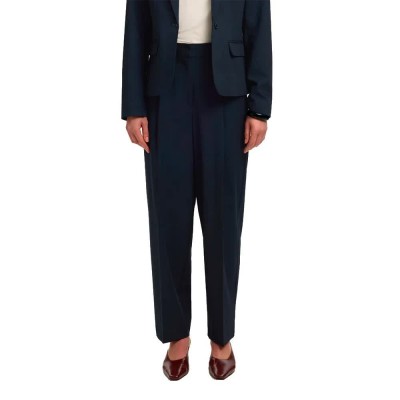 рокля,мъжки,панталони,дамски,панталони,selected,signe,barrel,fit,dress,pants,blue,(dark,sapphire)