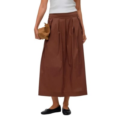 пола,дамски,поли,и,рокли,vero,moda,lotus,long,skirt,brown,(cocoa,brown)