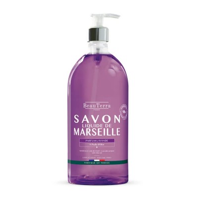 хигиена,тяло,beauterra,lavender,liquid,soap,1l,purple,(purple,white)