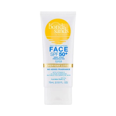 козметика,за,защита,от,слънце,bondi,sands,everyday,face,spf,50+,sunscreen,75,ml,clear,(blue,white)