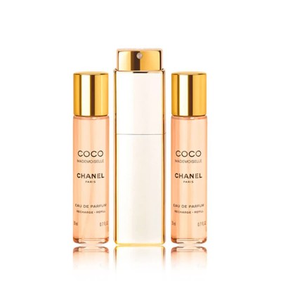 дамски,парфюми,chanel,coco,mademoiselle,eau,de,parfum,20,ml,3,units,golden,(white,gold)