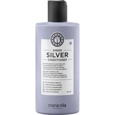 хигиена,коса,maria,nila,sheer,silver,conditioner,300,ml,clear,(purple,white)