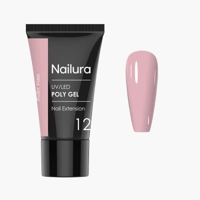 специфични,козметични,продукти,nailura,poly,gel,12,ruby,gel,30,ml,pink,(pink,red)