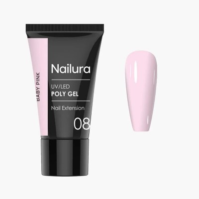 специфични,козметични,продукти,nailura,poly,gel,8,gel,30,ml,white,(pink)