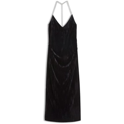 рокля,дамски,поли,и,рокли,hugo,kelvet,1,10282262,red,sleeveless,dress,black,(black)