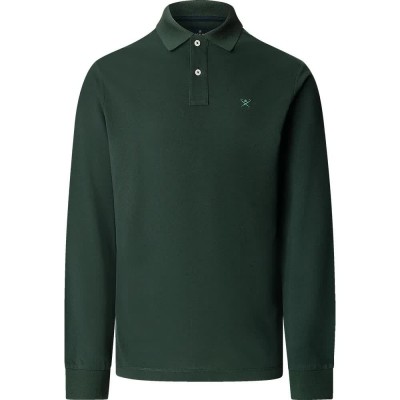 дамски,блузи,с,яка,мъжки,блузи,с,яка,hackett,hm5500063,slim,fit,long,sleeve,polo,green,(pine,green)