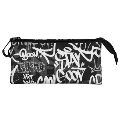 ученически,принадлежности,prodg,triple,street,pencil,case,black,(multicolor)