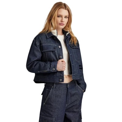 яке,мъжки,якета,дамски,якета,и,палта,g,star,sherpa,detachable,liner,denim,jacket,refurbished,blue,(raw,denim)