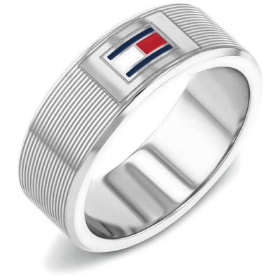 бижутерия,tommy,hilfiger,h,link,ring,refurbished,silver,(silver)