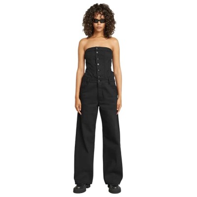 гащеризон,дамски,гащеризони,g,star,30yr,apre,suit,sleeveless,jumpsuit,refurbished,black,(raw,denim)