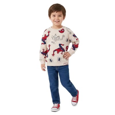 блуза,детски,блузи,spiderman,spiderman,sweatshirt,beige,(beige)