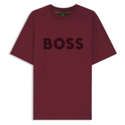 тениска,мъжки,тениски,дамски,тениски,boss,cord,logo,10279542,green,short,sleeve,t,shirt,purple,(dark,pink)