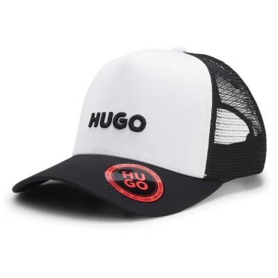 шапка,всички,шапки,hugo,marsel,10269331,red,trucker,cap,white,(natural)