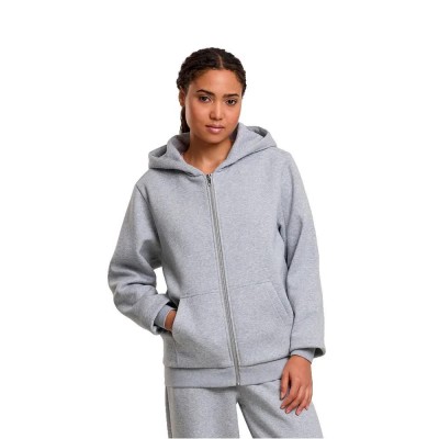 блуза,дамски,блузи,build,your,brand,by290,full,zip,sweatshirt,grey,(heather,grey)