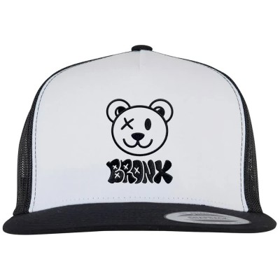 тениска,всички,шапки,mister,tee,bronx,bear,face,emv,trucker,cap,white,black,(black,white,black)