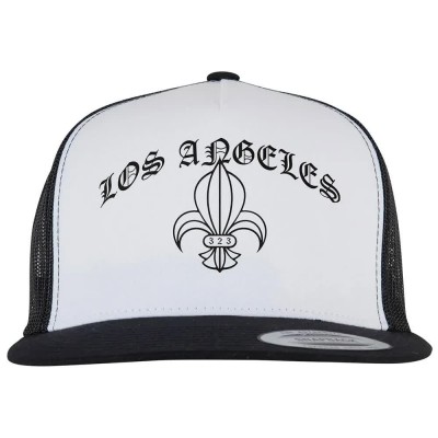 тениска,всички,шапки,mister,tee,lil,angeles,trucker,cap,white,black,(black,white,black)