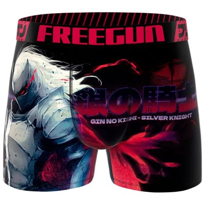 боксерки,мъжко,бельо,freegun,gin,no,kishi,silver,knight,boxers,black,(red,black,white)