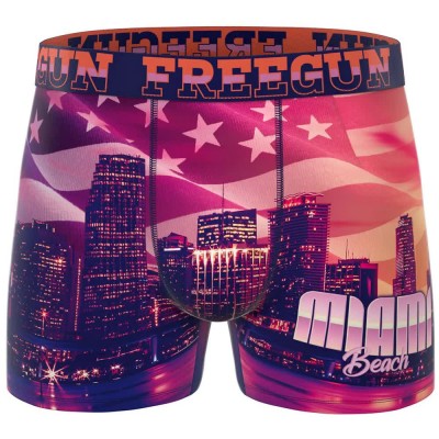 боксерки,мъжко,бельо,freegun,miami,beach,boxers,multicolor,(pink,multicolor)