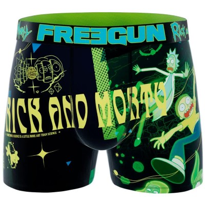 боксерки,мъжко,бельо,freegun,rick,and,morty,boxers,black,(black,multicolor)