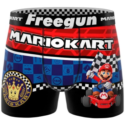 боксерки,мъжко,бельо,freegun,super,mario,kart,mario,2,boxers,multicolor,(blue,red,white)
