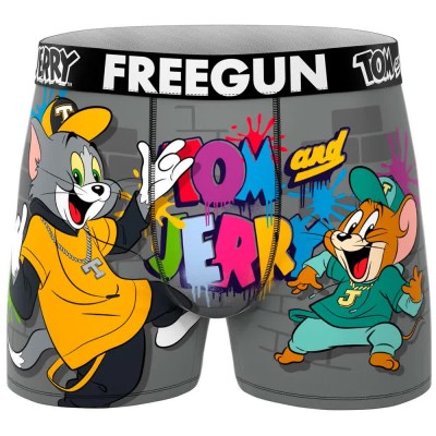 боксерки,мъжко,бельо,freegun,tom,and,jerry,hip,hop,boxers,grey,(grey,multicolor)