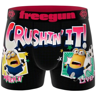 боксерки,мъжко,бельо,freegun,crushin´it,boxers,black,(pink,black,yellow)