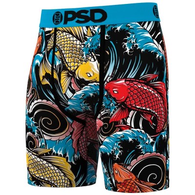 боксерки,мъжко,бельо,psd,great,koi,boxers,multicolor,(blue,orange,red,black)