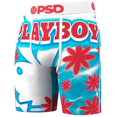 боксерки,мъжко,бельо,psd,playboy,summer,time,boxers,blue,(light,blue,red,white)