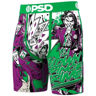 боксерки,мъжко,бельо,psd,the,clown,prince,boxers,green,(green,purple,black)