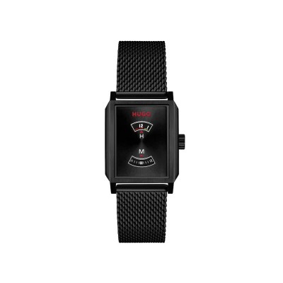 часовник,часовници,hugo,steeze,1530470,28.5x32mm,3atm,quartz,analogical,watch,black,(black,black,mineral)
