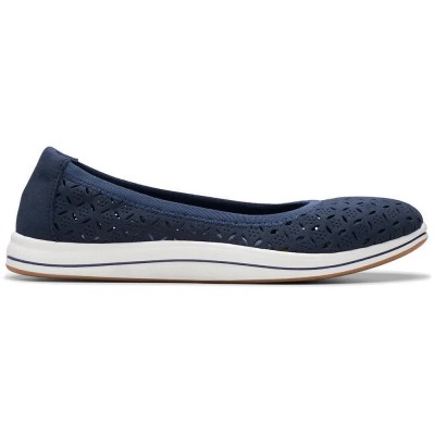 обувки,дамски,обувки,clarks,shoes,brinkley,roam,ballet,pumps,blue,(navy)