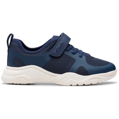 обувки,мъжки,маратонки,дамски,маратонки,clarks,shoes,feather,ath,slip,on,trainers,blue,(navy)