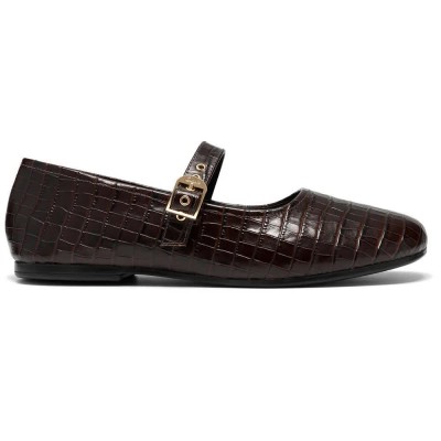 обувки,дамски,обувки,clarks,shoes,livia,mary,jane,brown,(dark,brown,croc)