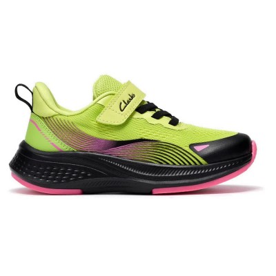 обувки,мъжки,маратонки,дамски,маратонки,clarks,shoes,lumen,hero,wide,slip,on,trainers,yellow,(lime)