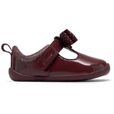 обувки,детски,обувки,clarks,shoes,roamer,trim,toddler,wide,shoes,brown,purple,(burgundy,patent)