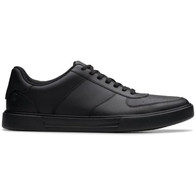обувки,мъжки,маратонки,дамски,маратонки,clarks,shoes,romsey,tie,trainers,black,(black,leather)