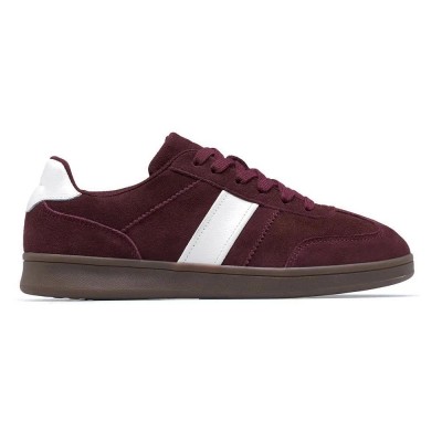 обувки,мъжки,маратонки,дамски,маратонки,clarks,shoes,seco,speed,trainers,red,(burgundy,suede)