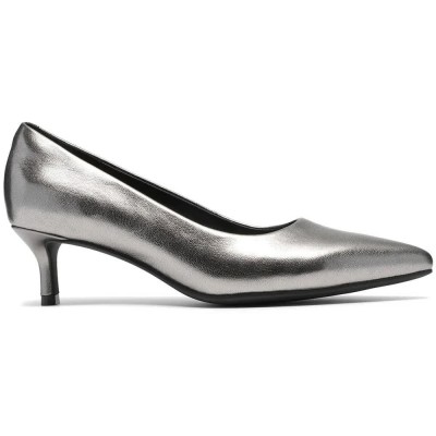 обувки,дамски,обувки,clarks,shoes,zarey,court,heel,shoes,silver,(pewter,leather)
