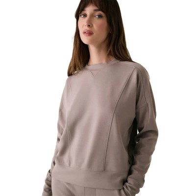 блуза,дамски,блузи,lolë,flow,sweatshirt,grey,(pebble)